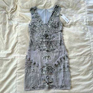 XS Women’s Molly Bracken Embroidered Cocktail Dress